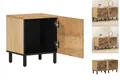 Produktbild: Nachttische2er Set 40x33x46 Cm Massivholz Mango Nachtschrank Konsole Bett