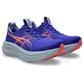 Produktbild: Asics GEL-NIMBUS 28 Laufschuh für Erwachsene, mit leicht profiliertem Laufsohlenprofil blau 38 EU