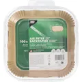 Produktbild: PAPSTAR, 100 Backpapiere 20 cm x 20 cm x 4,5 cm braun für Heißluftfritteusen