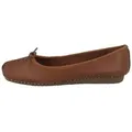 Produktbild: Clarks Un Freckle Ice Damen Ballerina Halbschuhe, Slipper, Schlupfschuhe, Loafer, Mokassin braun 38 EU