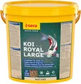 Produktbild: sera Koi Futter Royal Large 10 l (2,9 kg) | Hauptfutter für Koi ab 25 cm | Teichfutter frei von Farb- & Konservierungsstoffen | Leicht verdaulich & wasserfreundlich | Fischfutter Teich