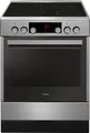 Produktbild: Amica SHC 914 100 E Standherd | 60cm | Glaskeramik | 4 Kochzonen | 65l Backofen | Edelstahl | A | silber, A (Spektrum: A+++ bis D)