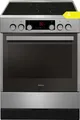 Produktbild: Amica Standherd Elektro 60cm Edelstahl Glaskeramik 65l 11 Funktionen Timer