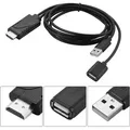 Produktbild: 2in1 USB-Buchse auf HDMI-Stecker HDTV-Adapter für IOS8.0 Android PhonRSDE 7562S