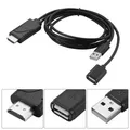 Produktbild: 2in1 USB-Buchse auf HDMI-Stecker HDTV-Adapter für IOS8.0 Android PhonRSDE 7562S