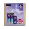 Produktbild: John Frieda Traumlocken Vorteils-Set für lockiges - Shampoo, Conditioner, Styling Spray & gratis MegRhythm Augenmaske - Für schwungvoll definierte Locken - Versorgt das Haar mit Feuchtigkeit