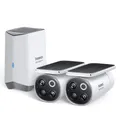 Produktbild: Baseus Security S1 Pro Outdoor Set H1 HomeStation & 2X WLAN-Überwachungskameras