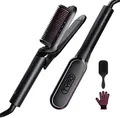 Produktbild: 2-in-1 Glätteisen Locken und Glätten - Seidig glattes Haar mit Ionen Keratin