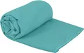 Produktbild: Sea to Summit - DryLite Towel Reisehandtuch XL - Mikrofaser Strandtuch - Superweich & Samtig - Saugfähig & Schnelltrocknend - Aufhänger & Tasche - Reisen & Fitness - 75 x 150cm - Baltic Blue - 230g