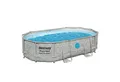 Produktbild: Bestway Framepool Power Steel™ Swim Vista Series™ (Packung, ohne Zubehör), 488 x 305 x 107 cm, Inkl. Bullaugen