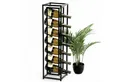 Produktbild: DanDiBo Weinregal 80 cm 96621 Flaschenregal Weinständer Flaschenhalter Schmal Modern, Flaschenhalter Schmal Modern Freistehend