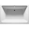 Produktbild: Riho Castello 180x120cm, rechteckige Badewanne, glänzende Oberfläche, ohne/mit Whirlpoolsystem