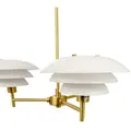 Produktbild: Dyberg Larsen DL20 Kronleuchter Opal/Brass - Wohnzimmer - 17