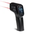 Produktbild: BURNHARD Infrarot-Thermometer, Dual-Laser, -50 – 550 °C, Laser Temperaturmessgerät mit Hold-Funktion, batteriebetrieben, Emissionsgrad einstellbar, ideal für Pizzasteine und Grillplatten