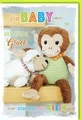 Produktbild: Geburt – Baby – Freudiges Ereignis - Glückwunschkarte im Format 11,5 x 17 cm mit