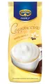 Produktbild: KRÜGER Family Cappuccino White Vanille, aromatisiertes Getränkepulver mit löslichem Bohnenkaffee, koffeinhaltig, 500 g Beutel