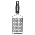 Produktbild: Microplane GOURMET XL-Grobreibe Küchenreibe Edelstahl Gummifuß Schwarz L 31,5 cm