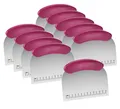Produktbild: 10er SET METALTEX 252595010 Teigspachtel Inox / Profi-Qualität mit eingelaser...