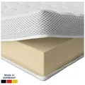 Produktbild: AM Qualitätsmatratzen, Topper Latex RG65, Premium Matratzenauflage Latex-Topper, Besonders Langlebig, 6 cm hoch, Latex, 90x210 cm weiß 90 cm x 210 cm x 6 cm