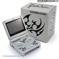 Produktbild: Nintendo GameBoy Advance - Konsole GBA SP #Tribal Edition + Stromkabel mit OVP