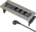 Produktbild: Brennerstuhl Indesk Power Steckdosenleiste mit USB-Ladegerät/Einbau-Steckdosenle