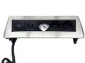 Produktbild: Brennenstuhl Einbau-Steckdosenleiste 1396200113 3 Steckdosen 2x USB 2m