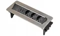 Produktbild: Brennenstuhl-Steckdosenleiste 1396200113, 3 Steckdosen, 2x USB, 2 m, silber