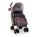 Produktbild: Cosatto Supa 3 Buggy mit Fußsack – Leichter Kinderwagen, Ab Geburt bis 25kg – Leicht & kompakt mit Schirmfaltung, großer Korb, Getränkehalter (Charcoal Mister Fox)