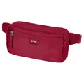 Produktbild: Baagl Bauchtasche für Damen & Herren – Stylische City-Umhängetasche & Gürteltasche – Urban Hüfttasche aus wasserabweisendem, schnelltrocknendem Material (Burgundy)