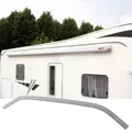 Produktbild: Wohnwagen Wohnmobil Regenrinne Drip Stop Fiamma, Polyvinyl - Alu, 300 cm, grau