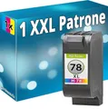Produktbild: Inkadoo XL Tinte PATRONE für HP 78 KOMPATIBEL DRUCKERPatronen Refill