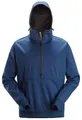 Produktbild: FlexiWork, Windblocker Stretch-Hoodie mit Halbreißverschluss deep blue Gr. XL