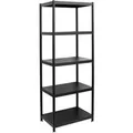 Produktbild: shelfr Industrial Design Metallregal auf 5 Ebenen 61 x 41 x 170 cm Schwarz