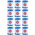 Produktbild: INTEX Kartusche Filterpumpe Filterkartusche Filter Easy-Set-Pool Typ H 12er Set