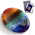 Produktbild: Heilsteine Glückssteine Mutstein Handschmeichler Oval Oval-7 Chakra