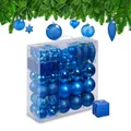 Produktbild: Weihnachtskugeln Christbaumschmuck Baumkugeln Weihnachtsbaumkugeln 110er Set
