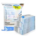 Produktbild: VZL Vakuumbeutel für Kleidung & Bettdecken – Vakuumbeutel Reise Set, Koffer Organizer, Kleidersack, Vacuum Bags for Clothing, Compression Packing Cubes, Wäschebeutel & Vakuumierbeutel (12er Pack)