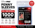 Produktbild: Ultra Pro Penny Sleeves 1000 Stück Trading Card Schutzhüllen Neu