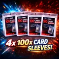 Produktbild: Ultra PRO 4x 100 Stück Penny Sleeves Standard Hüllen Tradingcard Sammelhüllen