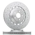 Produktbild: BREMBO 2x Bremsscheibe Vorne Ø370mm Höhe: 60mm Dicke: 34mm gelocht/innenbel. & zweiteilige Bremsscheibe & Aluminium-Bremsscheibentopf 09.D174.33