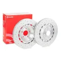 Produktbild: Set 2 Bremsscheiben Vorne Perforiert Brembo Ø 370 MM Audi RS3 Vier 8VA 8VF 8VM