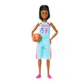 Produktbild: Barbie Made to Move Puppe und Accessoires, brünette Basketballspielerin mit abne