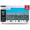 Produktbild: Thomson 32 Zoll (80 cm) LED HD Weiß Easy TV – Kein Smart – Hotel Mode, USB, HDMI, Triple-Tuner (Kabel/Satellit/Antenne), CI+, Panel – 32HD2S13W - Weiß