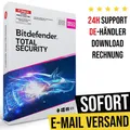 Produktbild: Bitdefender Total Security 2026 | 1 - 5 PC | 1 - 2 Jahre | Sofort-Download