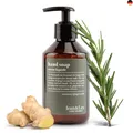 Produktbild: Jean & Len Handseife Rosemary & Ginger, reinigt beanspruchte Hände, für die t