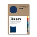 Produktbild: Schlafgut Easy Jersey Kissenbezug 40x40 cm Blue Deep mit 100% Baumwolle, superweicher & atmungsaktiver Kopfkissenbezug