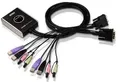 Produktbild: Umschalter ATEN KVM-Switch USB DVI AUDIO Black HDCP