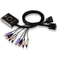 Produktbild: Aten CS682 2-Port USB DVI Kabel KVM Switch mit Audio und Remote