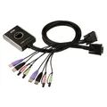 Produktbild: ATEN CS682 KVM-Switch mit 2 Ports für USB-Eingabegeräte und DVI-Grafik mit Audio