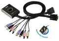 Produktbild: Aten CS682-AT 784056 CS682 2-Port Cable KVM Switch USB, DVI and Audio with R ~E~